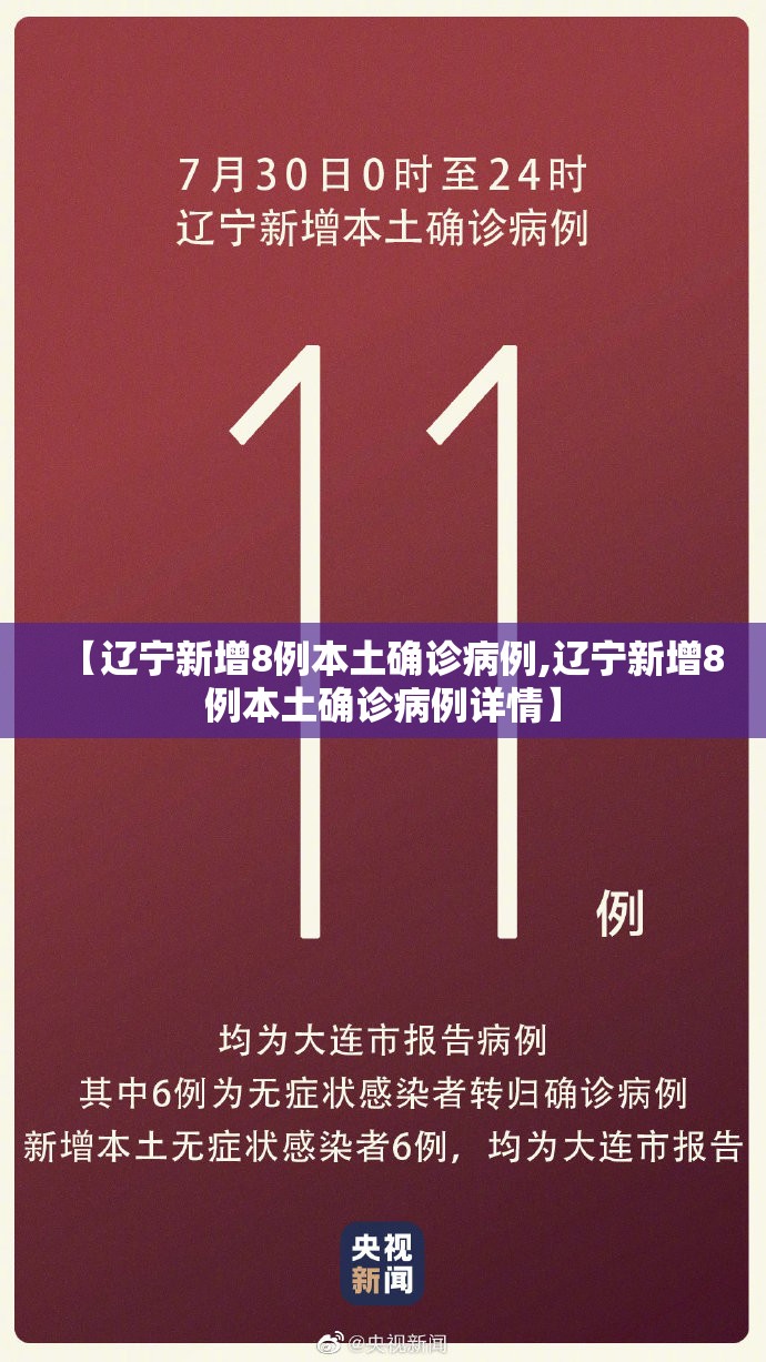 【辽宁新增8例本土确诊病例,辽宁新增8例本土确诊病例详情】 【辽宁新增8例本土确诊病例,辽宁新增8例本土确诊病例详情】