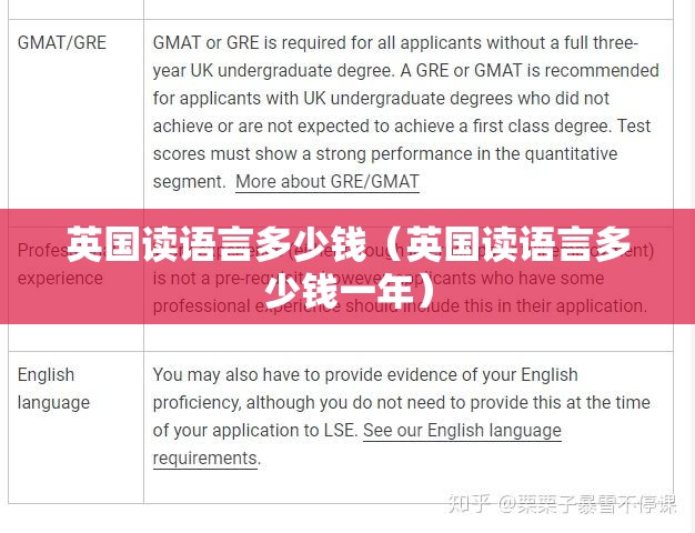 英国读语言多少钱(英国读语言多少钱一年) 英国读语言多少钱(英国读语言多少钱一年)