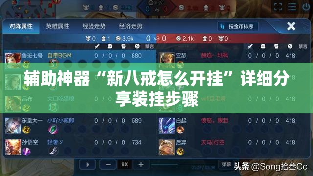 辅助神器“新八戒怎么开挂	”详细分享装挂步骤