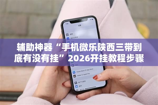 辅助神器“手机微乐陕西三带到底有没有挂”2026开挂教程步骤