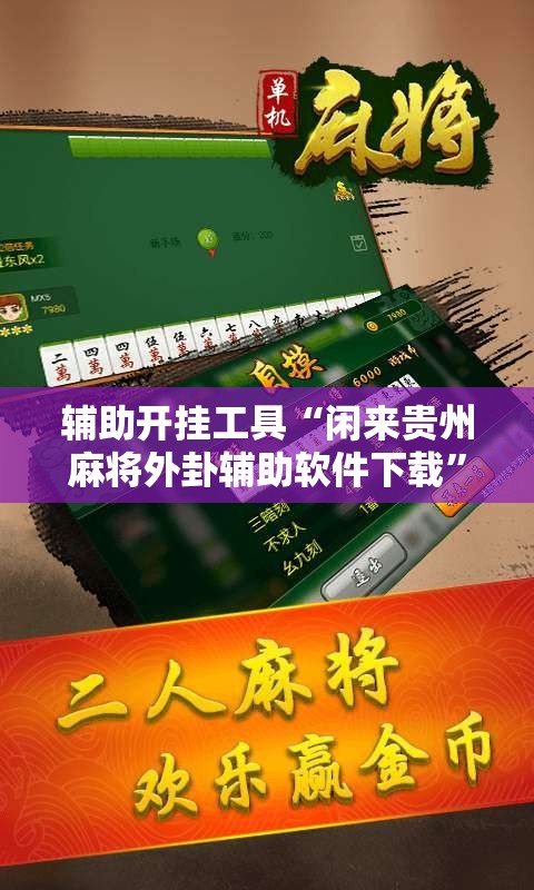 辅助开挂工具“闲来贵州麻将外卦辅助软件下载	”详细开挂教程