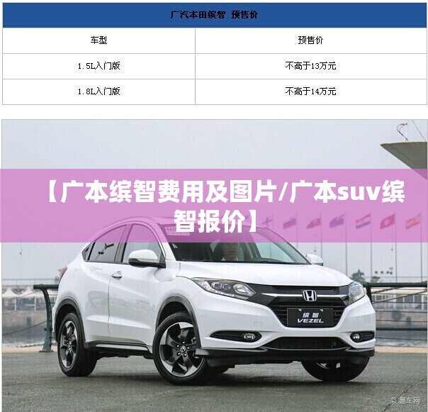 【广本缤智费用及图片/广本suv缤智报价】 【广本缤智费用及图片/广本suv缤智报价】