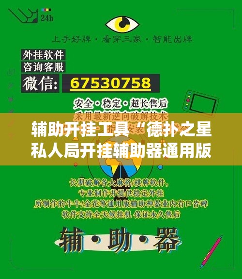 辅助开挂工具“德扑之星私人局开挂辅助器通用版”(透视挂)辅助下载教程