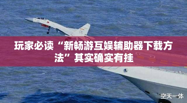 玩家必读“新畅游互娱辅助器下载方法”其实确实有挂