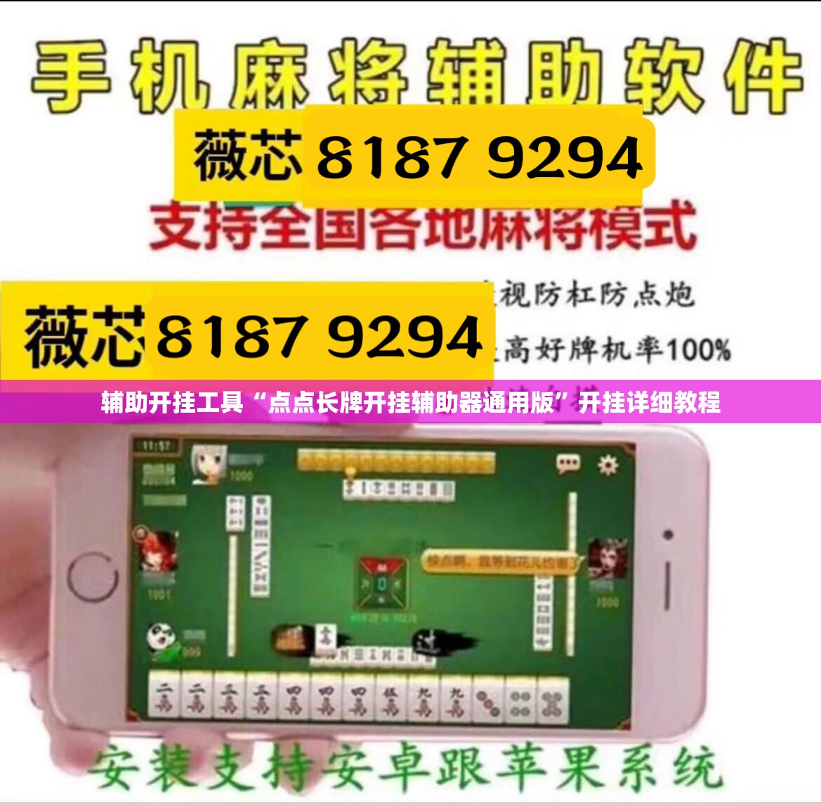 辅助开挂工具“点点长牌开挂辅助器通用版”开挂详细教程