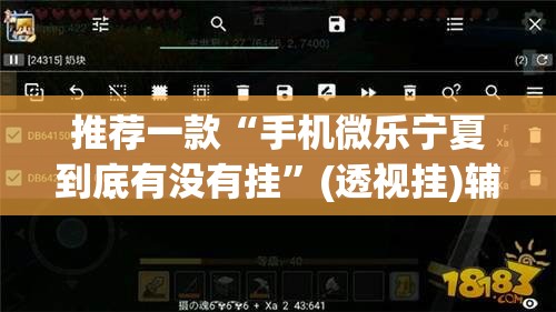 推荐一款“手机微乐宁夏到底有没有挂	”(透视挂)辅助下载教程
