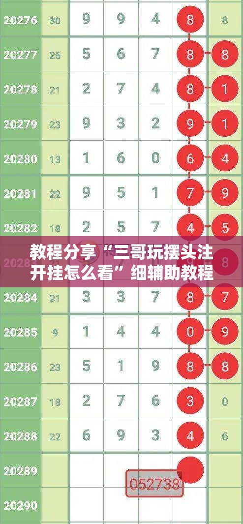 教程分享“三哥玩摆头注开挂怎么看”细辅助教程分享