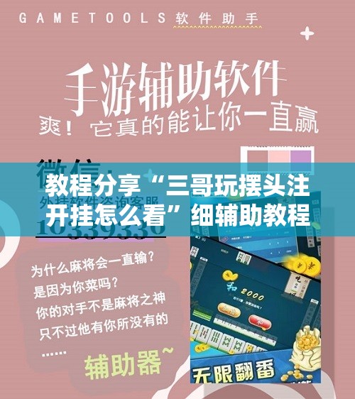 教程分享“三哥玩摆头注开挂怎么看	”细辅助教程分享