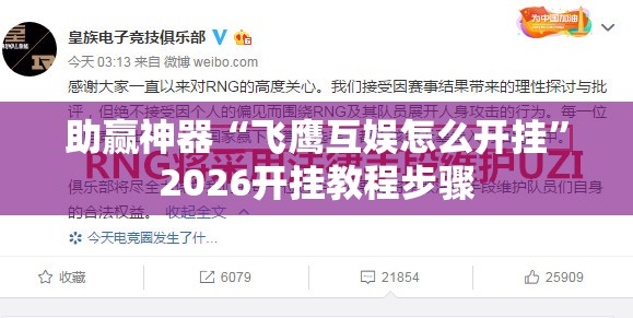 助赢神器“飞鹰互娱怎么开挂”2026开挂教程步骤