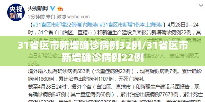 31省区市新增确诊病例32例/31省区市新增确诊病例22例 31省区市新增确诊病例32例/31省区市新增确诊病例22例