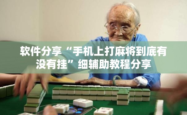 软件分享“手机上打麻将到底有没有挂”细辅助教程分享