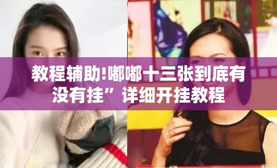 教程辅助!嘟嘟十三张到底有没有挂	”详细开挂教程