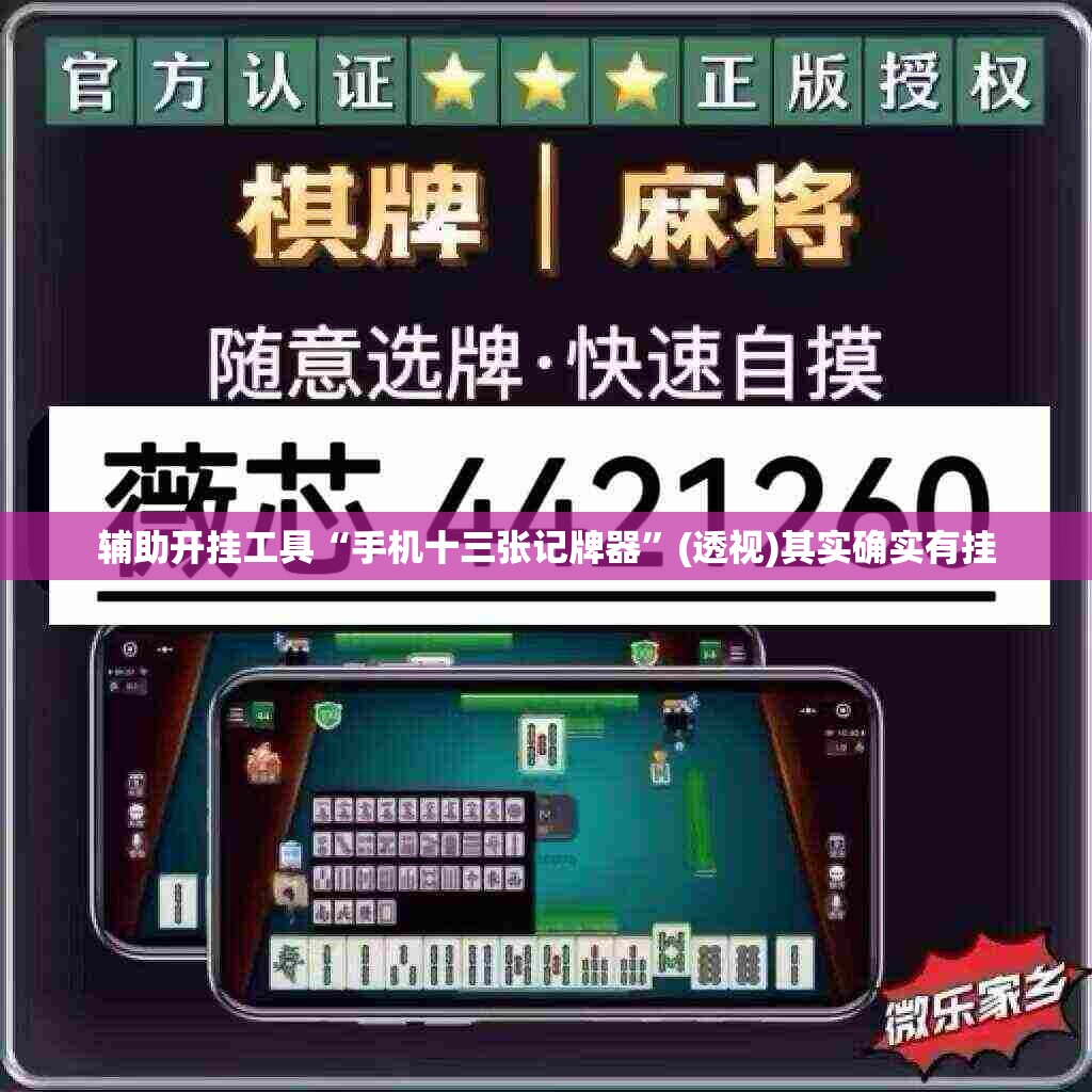 辅助开挂工具“手机十三张记牌器	”(透视)其实确实有挂