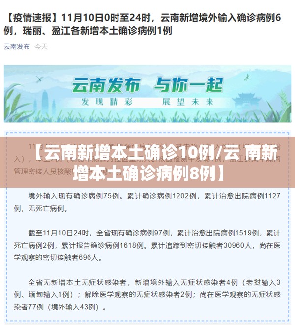 【云南新增本土确诊10例/云 南新增本土确诊病例8例】 【云南新增本土确诊10例/云 南新增本土确诊病例8例】