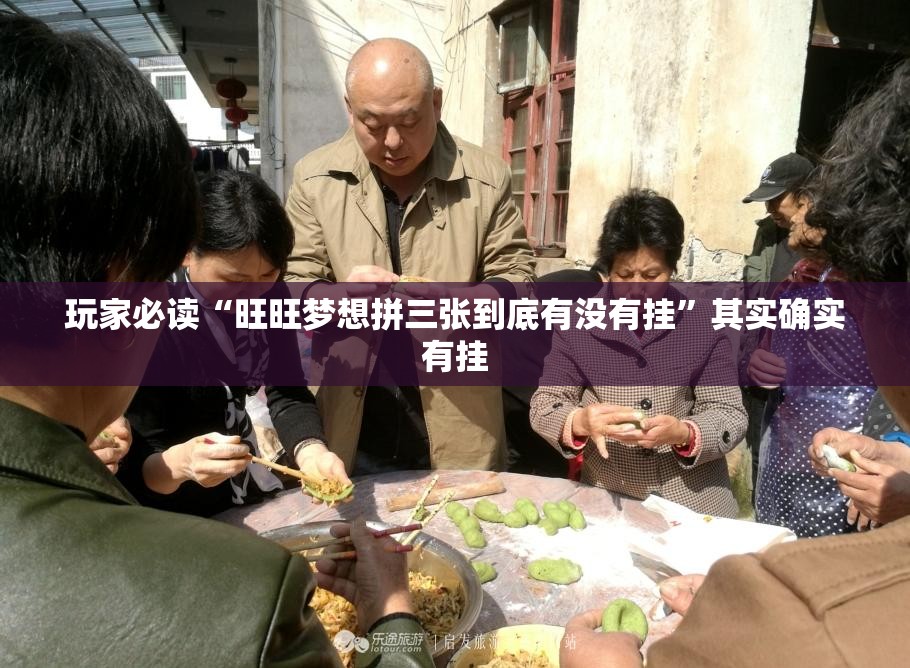 玩家必读“旺旺梦想拼三张到底有没有挂”其实确实有挂