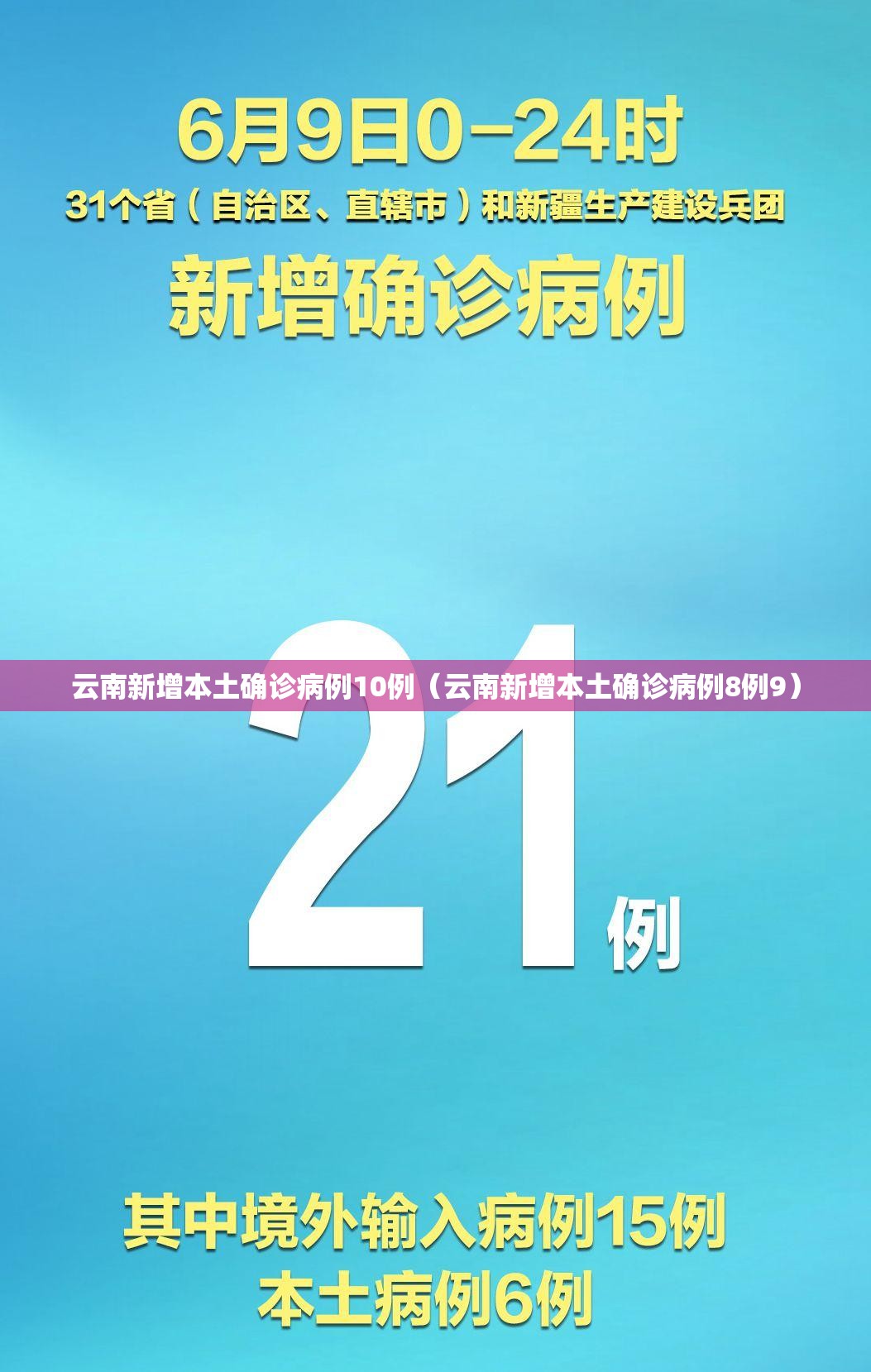 云南新增本土确诊病例10例(云南新增本土确诊病例8例9) 云南新增本土确诊病例10例(云南新增本土确诊病例8例9)