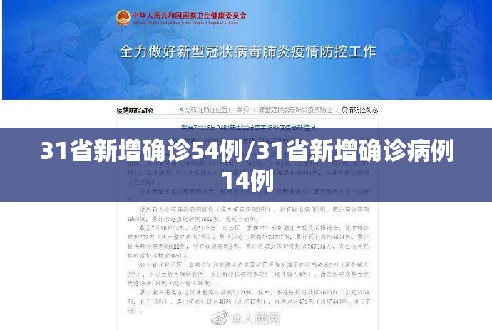 31省新增确诊54例/31省新增确诊病例14例 31省新增确诊54例/31省新增确诊病例14例