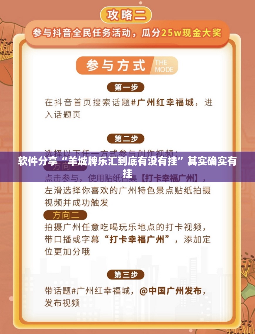 软件分享“羊城牌乐汇到底有没有挂”其实确实有挂