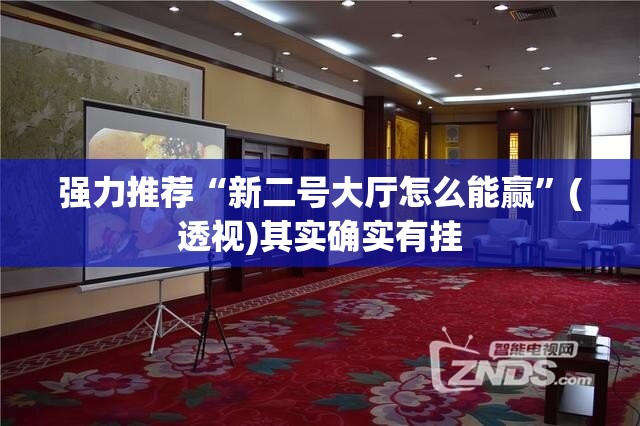 强力推荐“新二号大厅怎么能赢”(透视)其实确实有挂