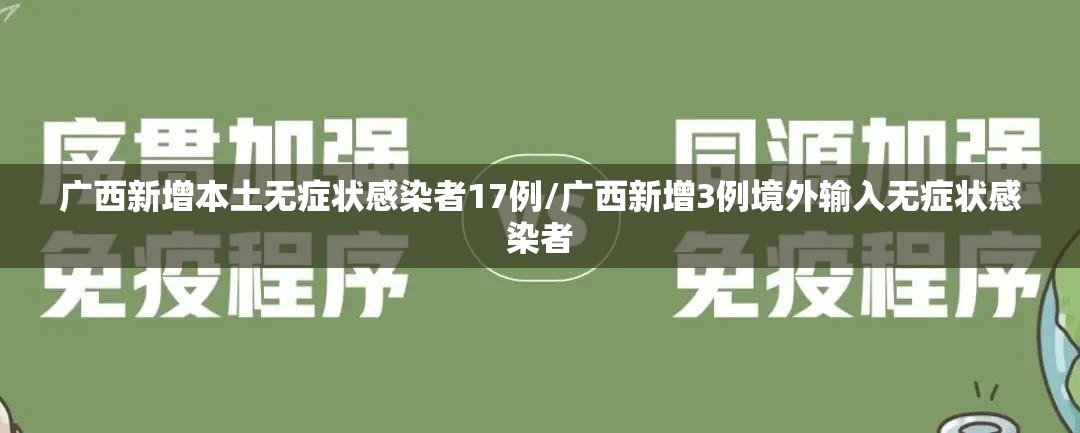 广西新增本土无症状感染者17例/广西新增3例境外输入无症状感染者 广西新增本土无症状感染者17例/广西新增3例境外输入无症状感染者