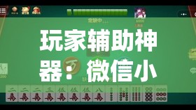 玩家辅助神器：微信小程序微乐广东麻将万能开挂神器”(辅助神器)开挂详细教程