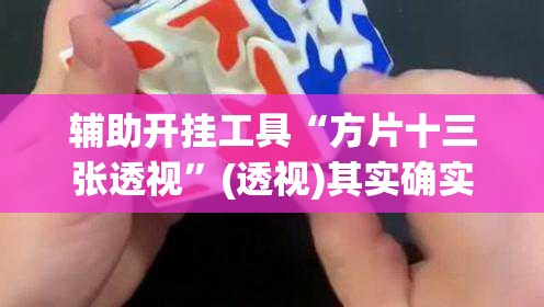 辅助开挂工具“方片十三张透视	”(透视)其实确实有挂