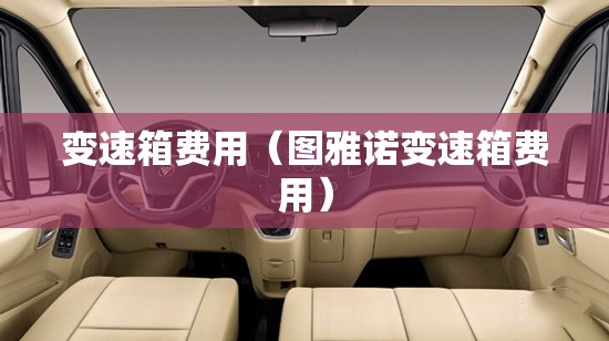 变速箱费用(图雅诺变速箱费用) 变速箱费用(图雅诺变速箱费用)