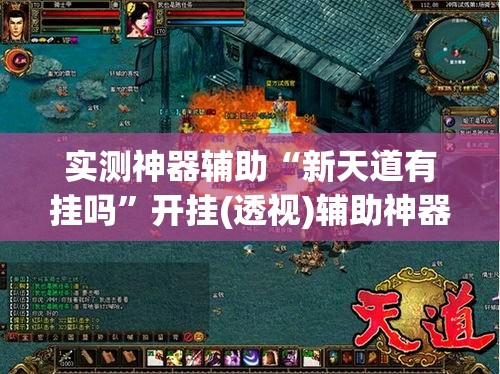 实测神器辅助“新天道有挂吗	”开挂(透视)辅助神器