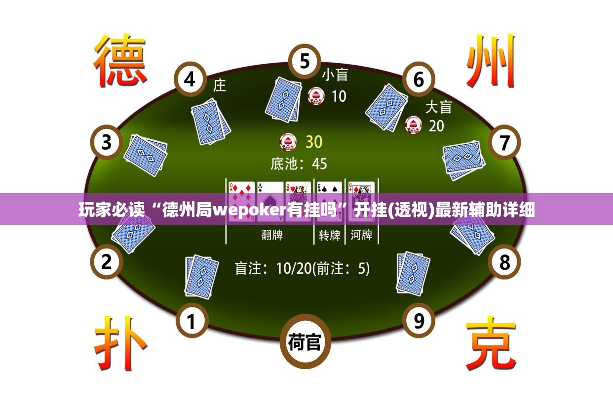 玩家必读“德州局wepoker有挂吗”开挂(透视)最新辅助详细