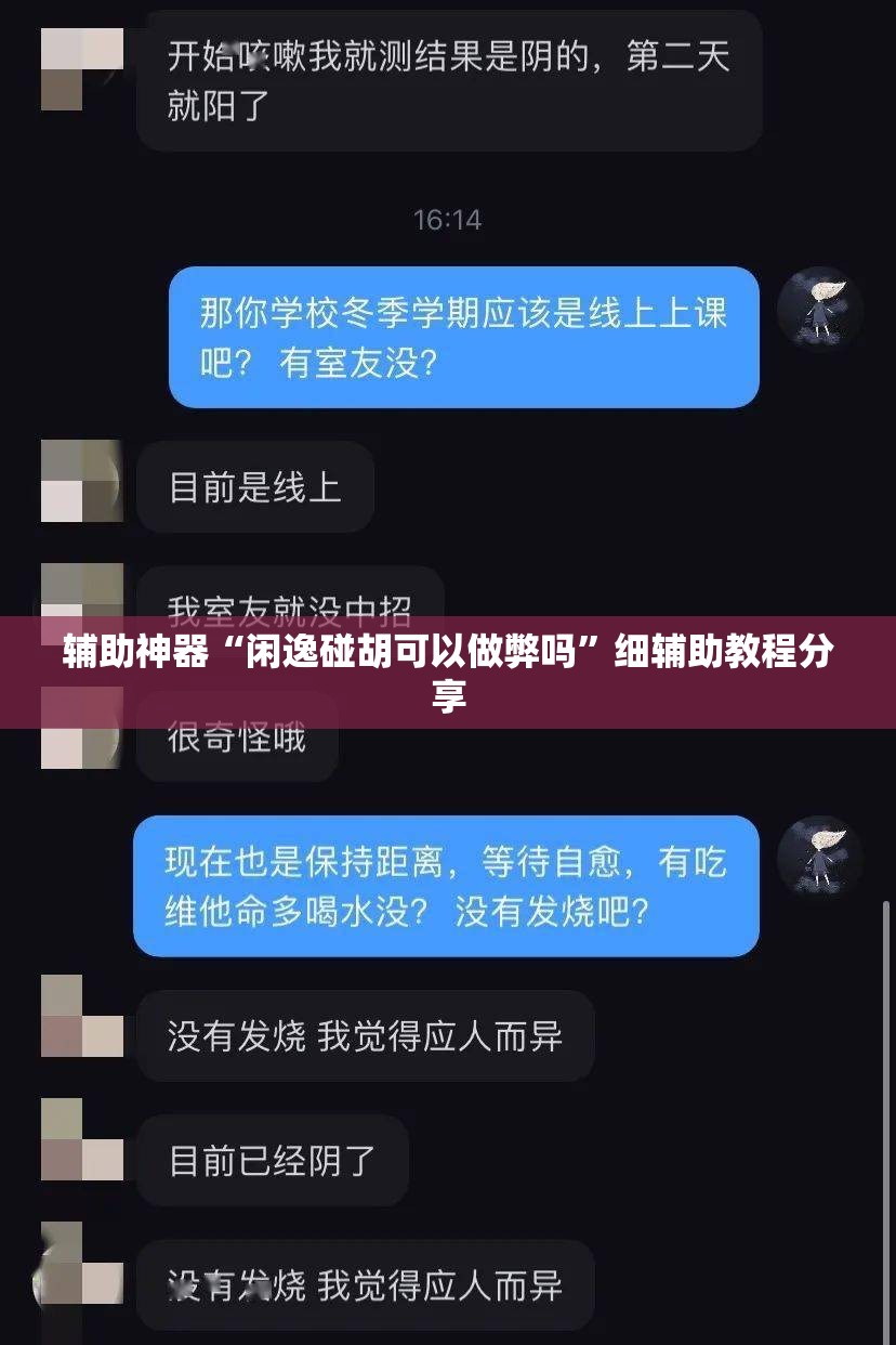 辅助神器“闲逸碰胡可以做弊吗”细辅助教程分享