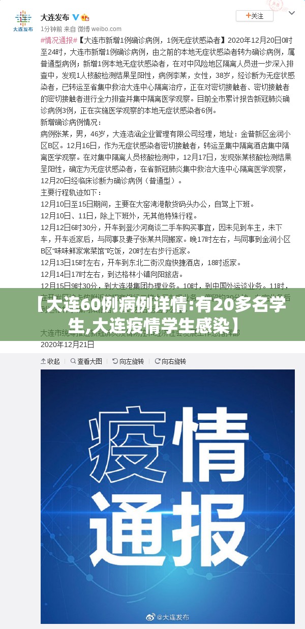 【大连60例病例详情:有20多名学生,大连疫情学生感染】 【大连60例病例详情:有20多名学生,大连疫情学生感染】