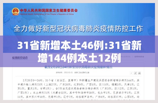 31省新增本土46例:31省新增144例本土12例 31省新增本土46例:31省新增144例本土12例