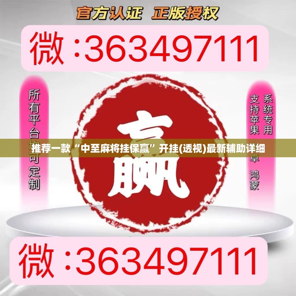 推荐一款“中至麻将挂保赢	”开挂(透视)最新辅助详细