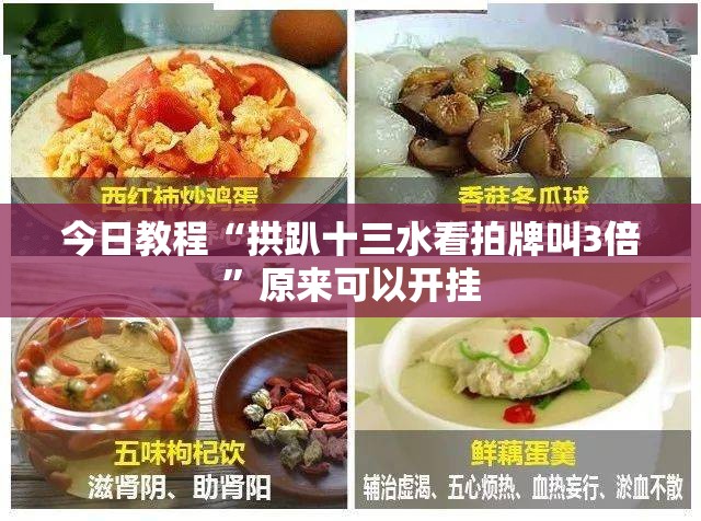 今日教程“拱趴十三水看拍牌叫3倍	”原来可以开挂