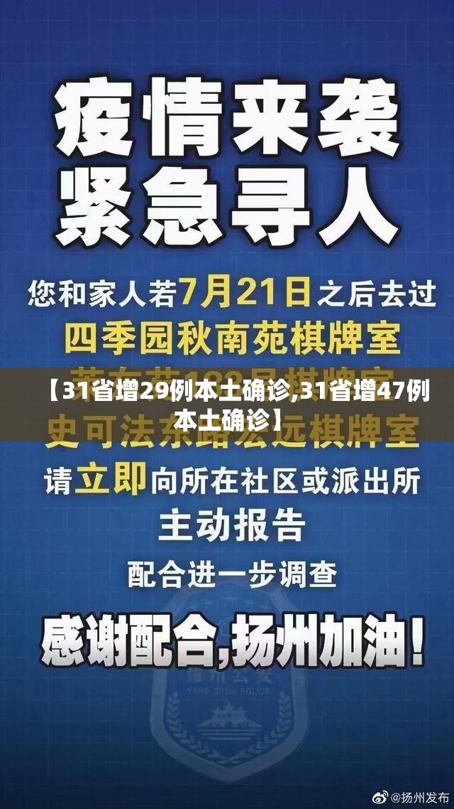 【31省增29例本土确诊,31省增47例本土确诊】 【31省增29例本土确诊,31省增47例本土确诊】