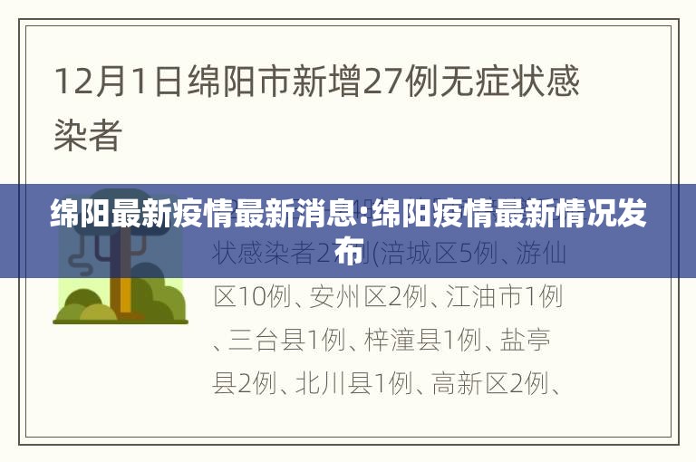 绵阳最新疫情最新消息:绵阳疫情最新情况发布 绵阳最新疫情最新消息:绵阳疫情最新情况发布