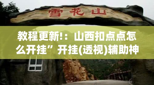 教程更新!：山西扣点点怎么开挂”开挂(透视)辅助神器