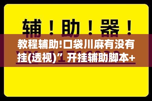 教程辅助!口袋川麻有没有挂(透视)	”开挂辅助脚本+详细开挂安装教程