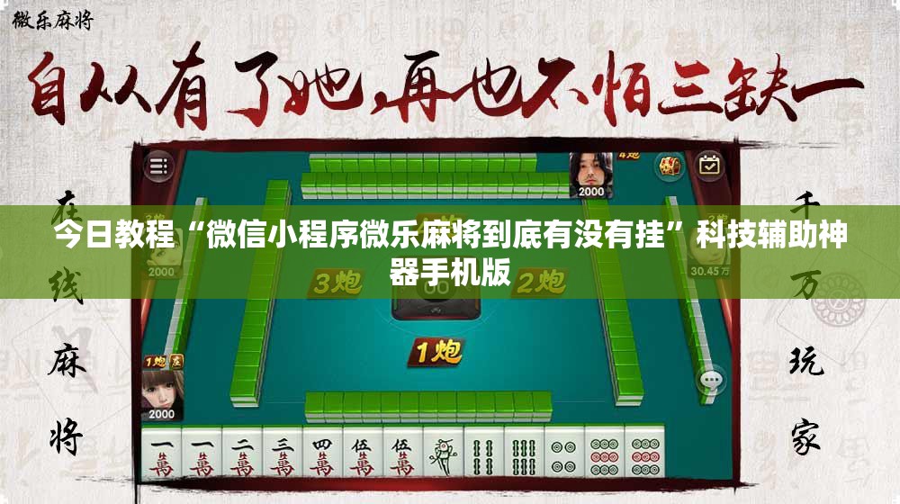 今日教程“微信小程序微乐麻将到底有没有挂	”科技辅助神器手机版