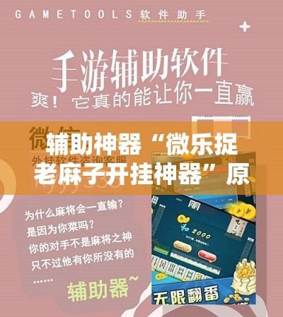 辅助神器“微乐捉老麻子开挂神器”原来可以开挂