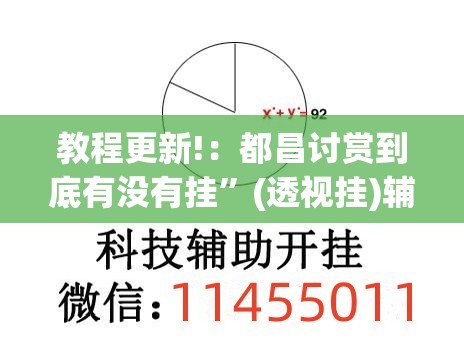 教程更新!：都昌讨赏到底有没有挂”(透视挂)辅助下载教程