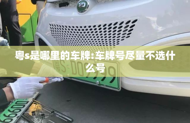 粤s是哪里的车牌:车牌号尽量不选什么号 粤s是哪里的车牌:车牌号尽量不选什么号