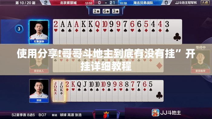 使用分享!哥哥斗地主到底有没有挂”开挂详细教程