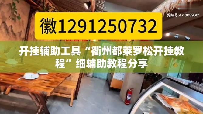 开挂辅助工具“衢州都莱罗松开挂教程”细辅助教程分享