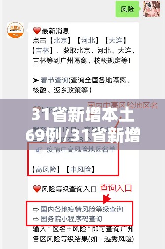 31省新增本土69例/31省新增109例本土93例 31省新增本土69例/31省新增109例本土93例