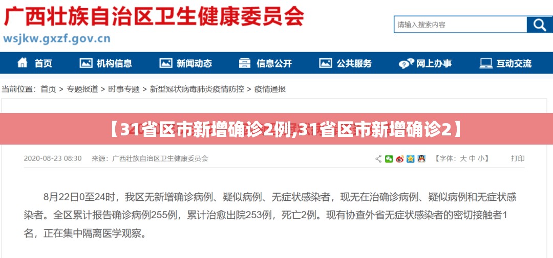 【31省区市新增确诊2例,31省区市新增确诊2】 【31省区市新增确诊2例,31省区市新增确诊2】