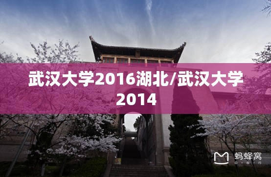 武汉大学2016湖北/武汉大学2014 武汉大学2016湖北/武汉大学2014