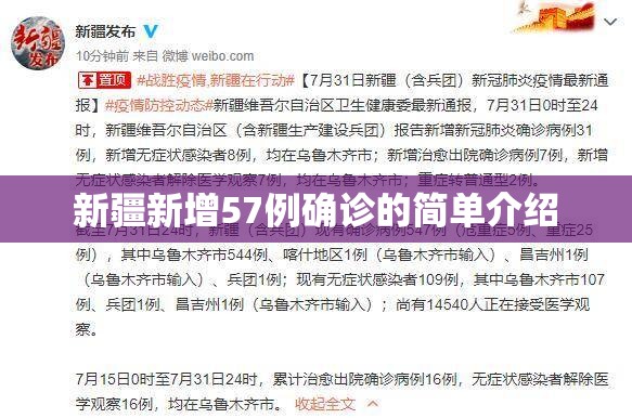 新疆新增57例确诊的简单介绍 新疆新增57例确诊的简单介绍