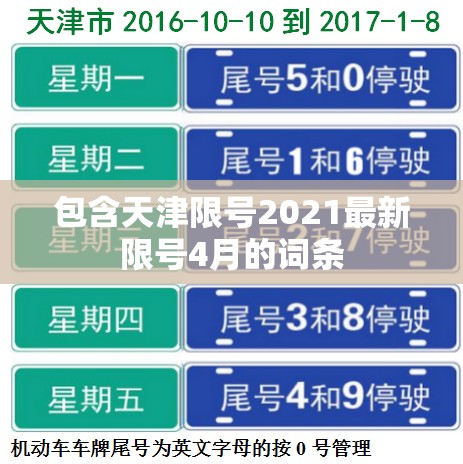 包含天津限号2021最新限号4月的词条 包含天津限号2021最新限号4月的词条