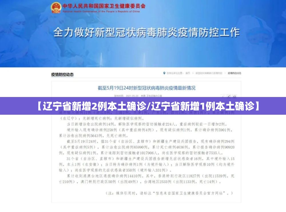 【辽宁省新增2例本土确诊/辽宁省新增1例本土确诊】 【辽宁省新增2例本土确诊/辽宁省新增1例本土确诊】